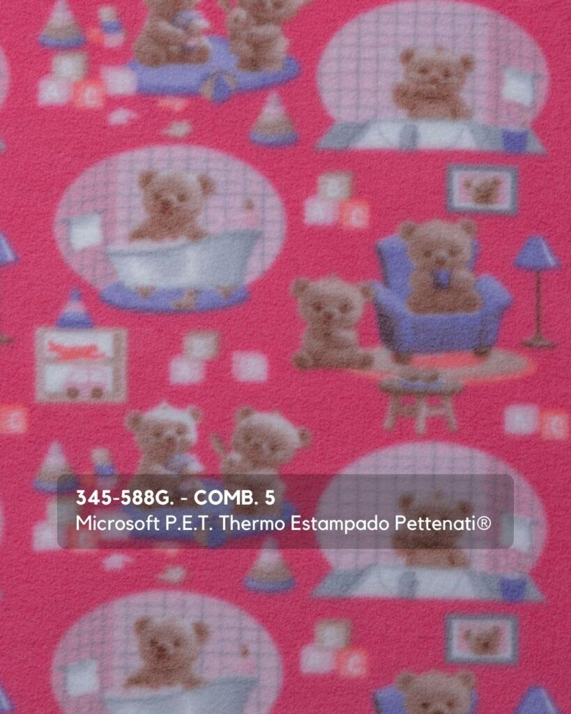 345-588G. - COMB. 5 Microsoft P.E.T. Thermo Estampado Pettenati®