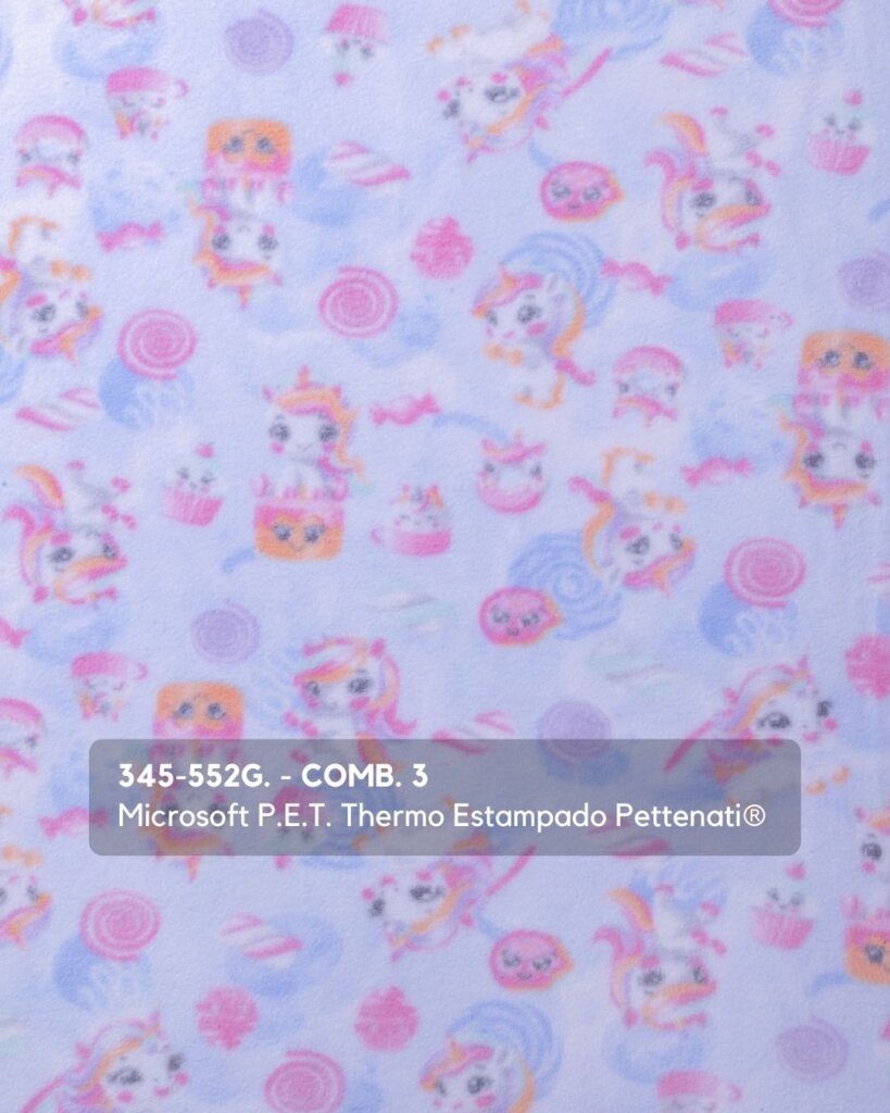 345-552G. - COMB. 3 Microsoft P.E.T. Thermo Estampado Pettenati