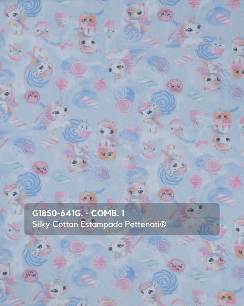 G1850-641G. - COMB. 1 Silky Cotton Estampado Pettenati®