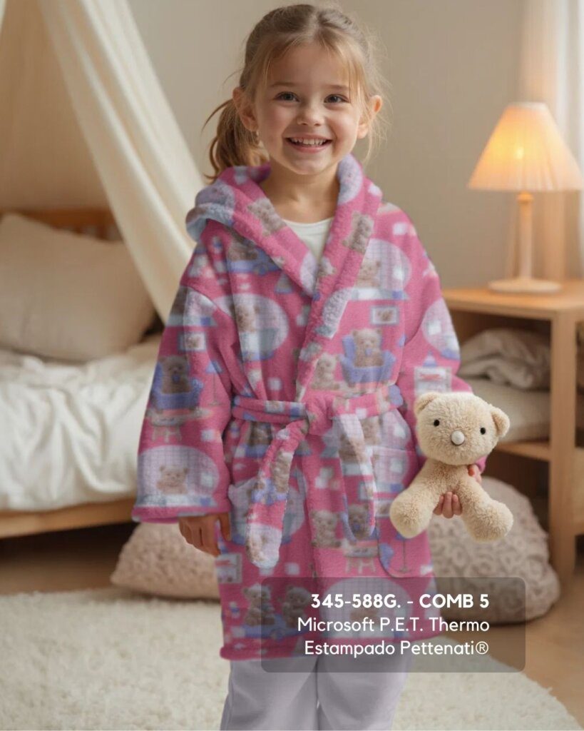 foto 345-588G. - COMB. 5 Microsoft P.E.T. Thermo Estampado Pettenati