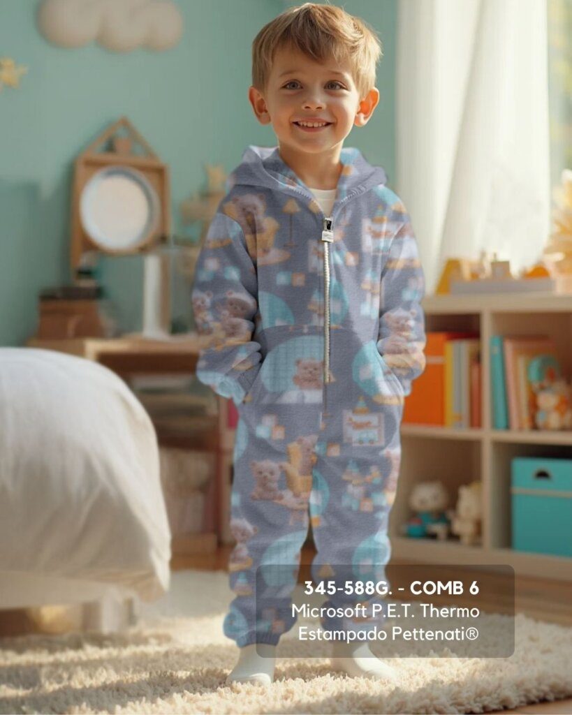 Foto 345-588G. - COMB. 6 Microsoft P.E.T. Thermo Estampado Pettenati®