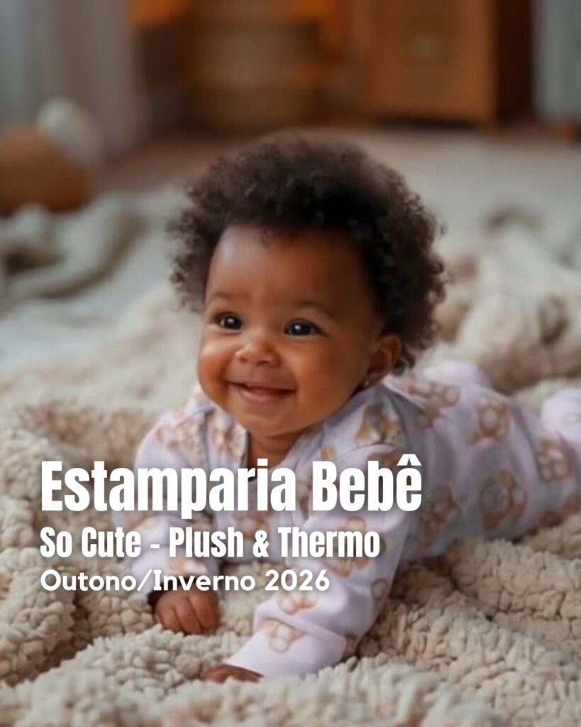 Estampas Bebê SO CUTE post 3 - plush e PET thermo