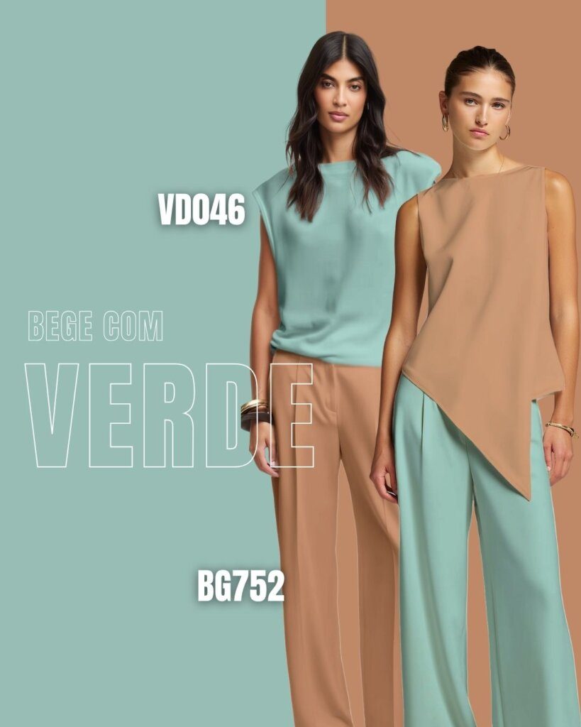 verde com bege