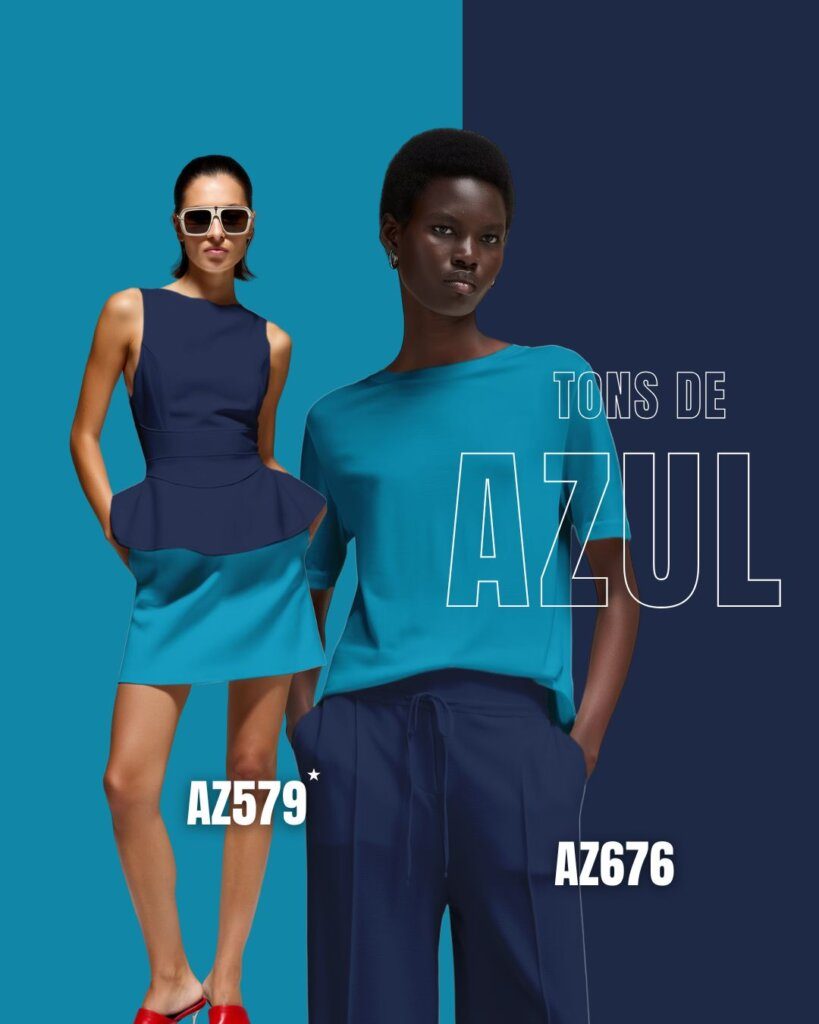 tons de azul